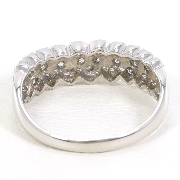 PT900 Platinum Diamond Ring 14.5