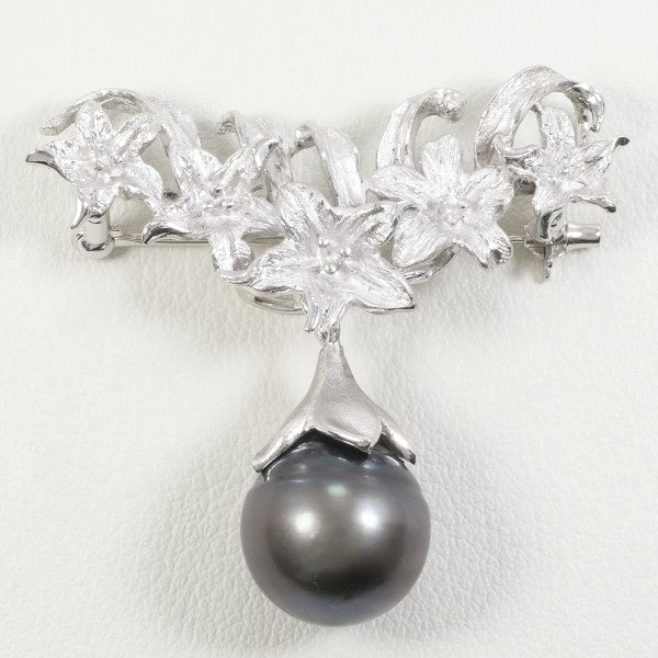 Silver Pearl Brooch Jewelry