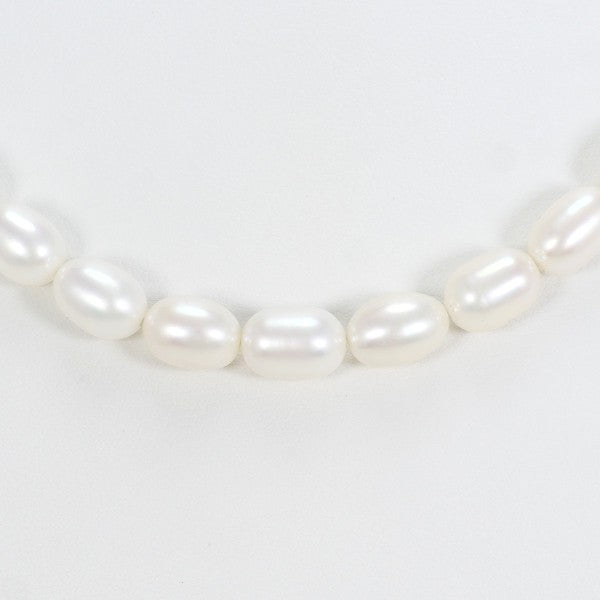 Silver Pearl Necklace 47cm 28.3g