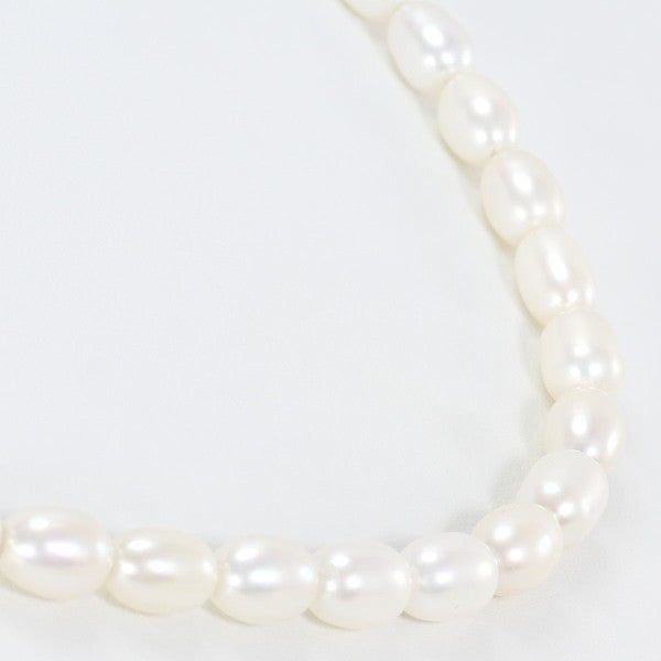 Silver Pearl Necklace 47cm 28.3g