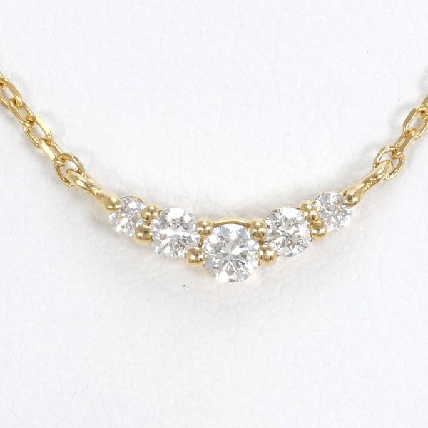 K18 Yellow Gold Diamond Necklace