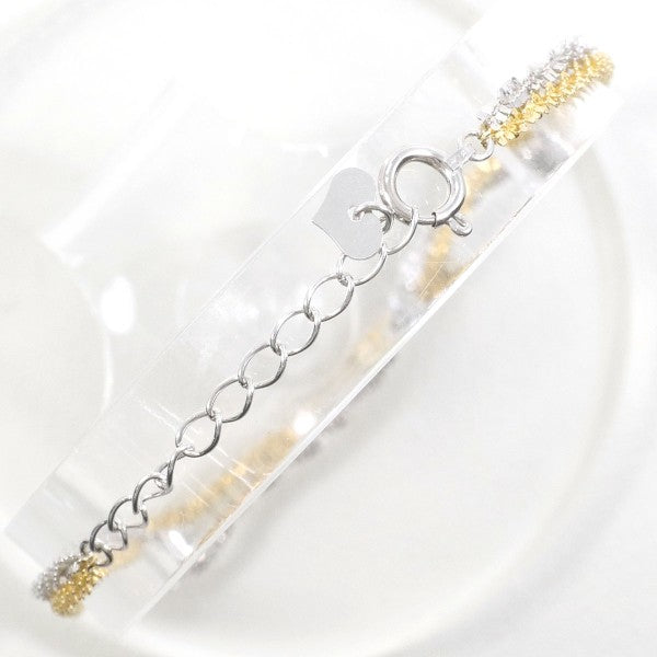 K18 Yellow White Gold Bracelet