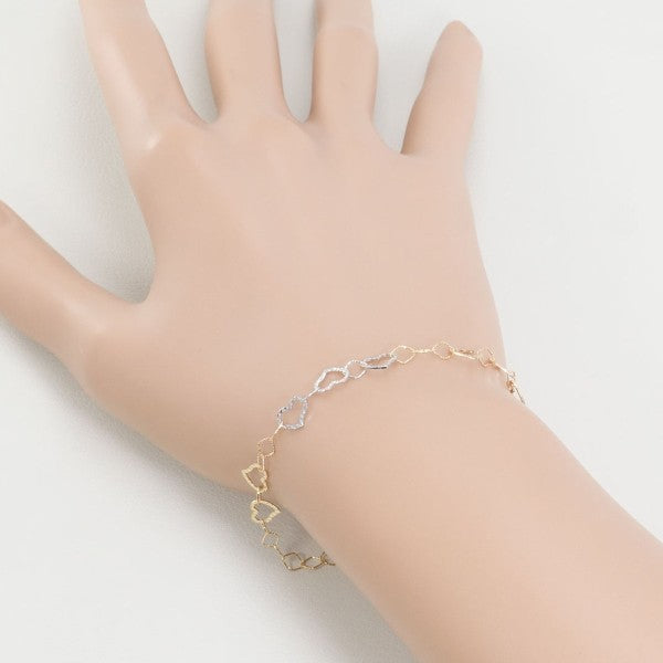 K18 Yellow Gold Bracelet 1.9g