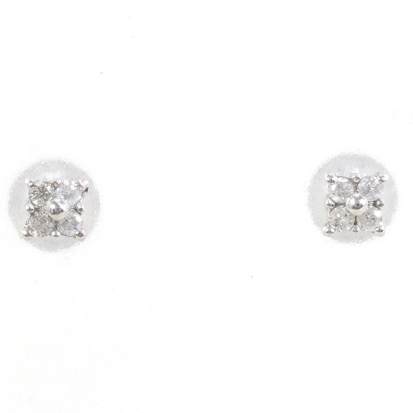 K14 White Gold Diamond Earrings