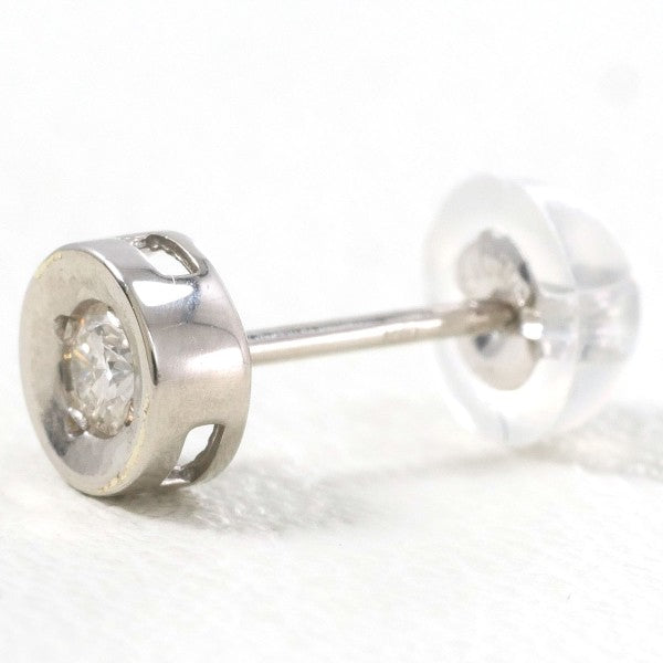 K10 White Gold Diamond Earring 0.05ct