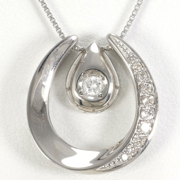 Platinum PT900 PT850 Diamond Necklace