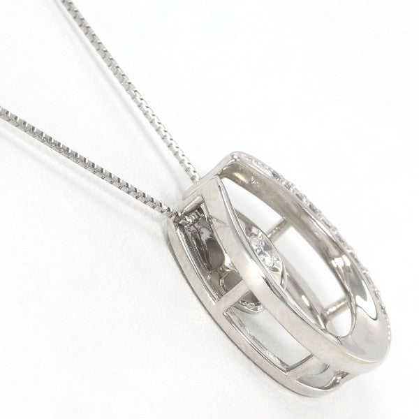 Platinum PT900 PT850 Diamond Necklace