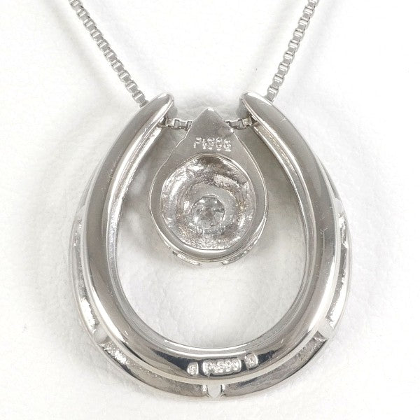 Platinum PT900 PT850 Diamond Necklace