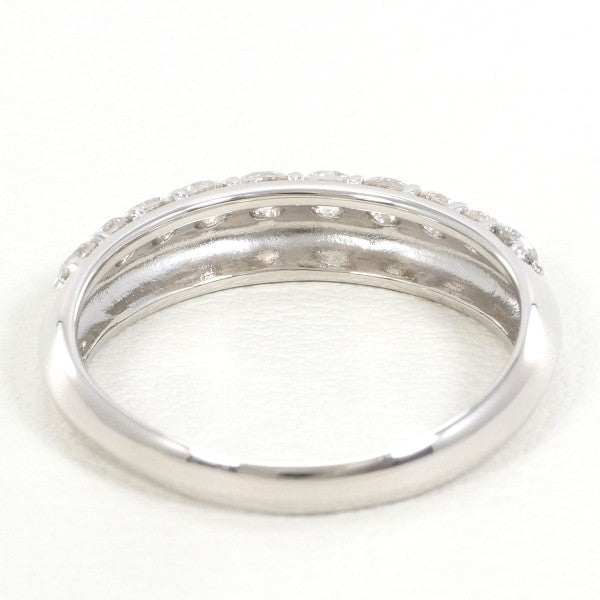 PT900 Platinum Diamond Ring 13.5