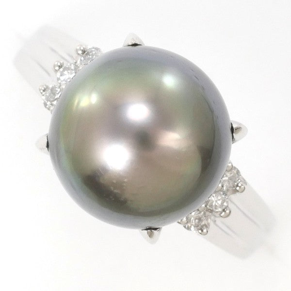 PT900 Platinum Pearl Ring 11