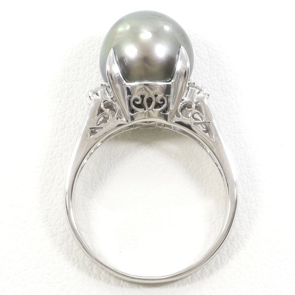 PT900 Platinum Pearl Ring 11