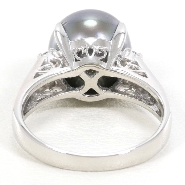 PT900 Platinum Pearl Ring 11