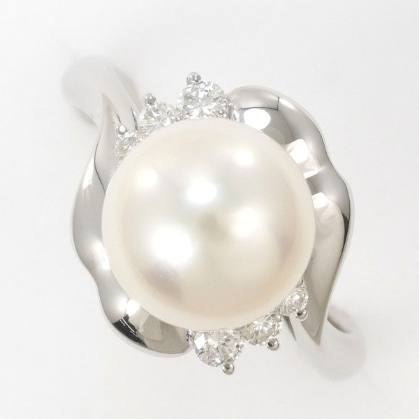 PT900 Platinum Pearl Ring 11