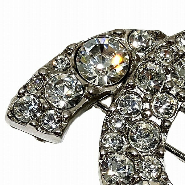 Chanel Coco Mark Rhinestone Brooch