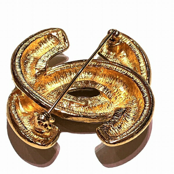 Chanel Coco Mark Gold Brooch 1142