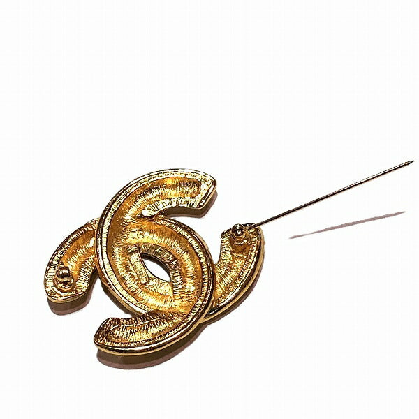 Chanel Coco Mark Gold Brooch 1142