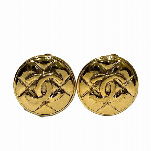 Chanel Gold Coco Mark Earrings