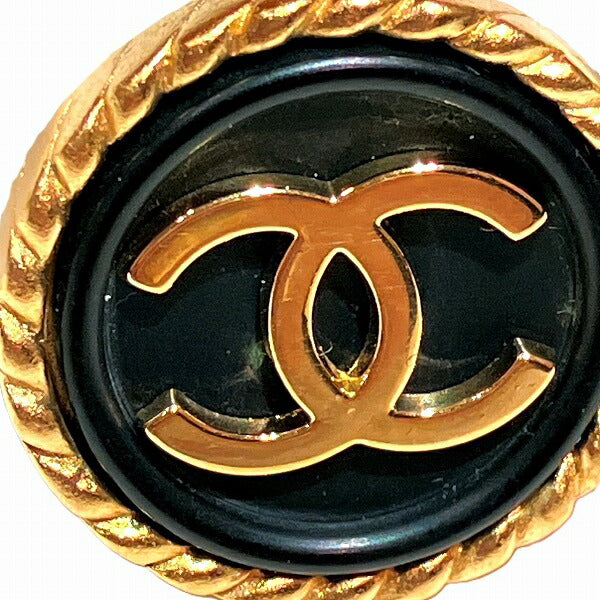 Chanel Vintage Coco Button Earrings