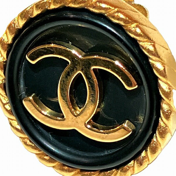 Chanel Vintage Coco Button Earrings