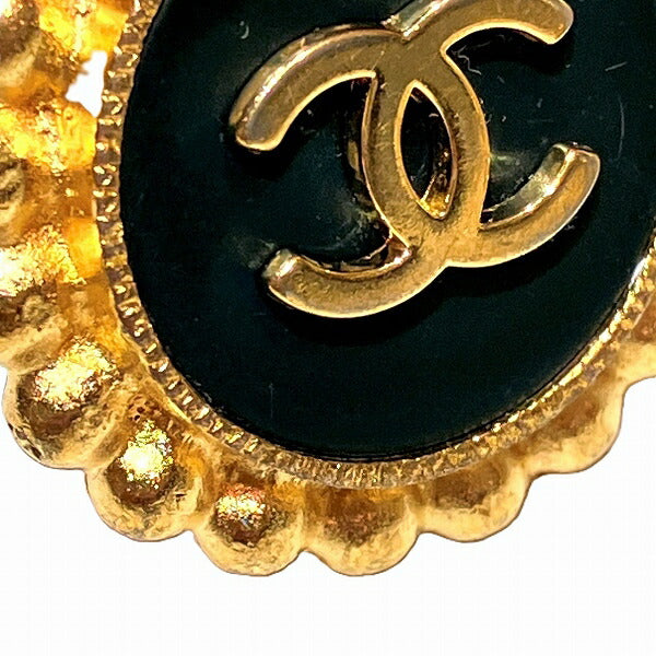 Chanel Vintage Coco Button Earrings