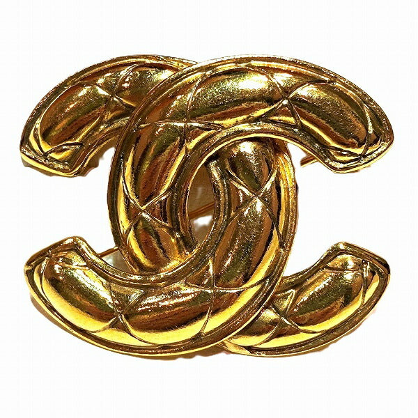 Chanel Coco Mark Gold Brooch