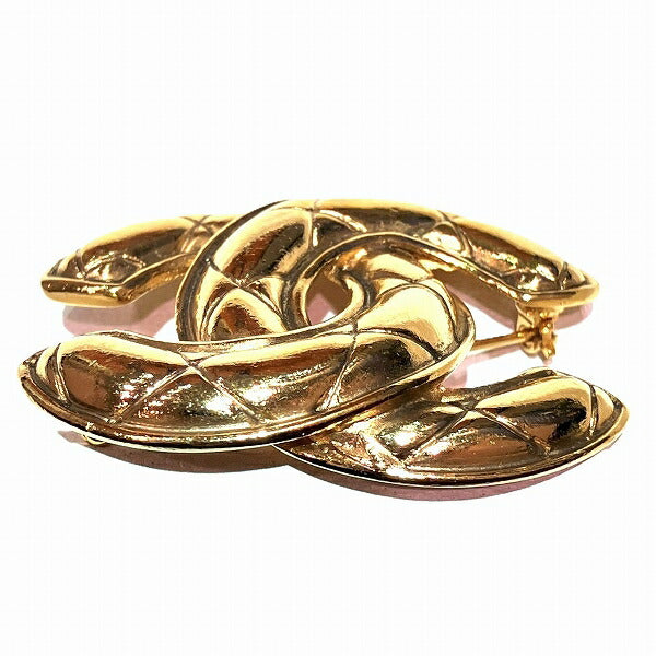 Chanel Coco Mark Gold Brooch