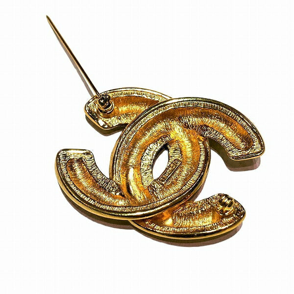 Chanel Coco Mark Gold Brooch