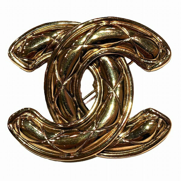 Chanel Coco Mark Gold Brooch