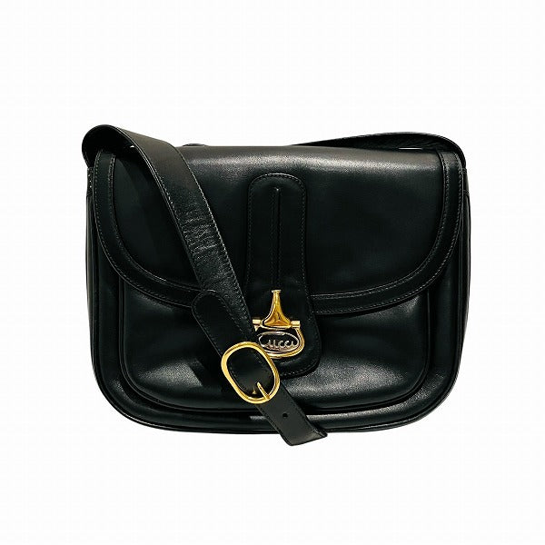 Gucci Old Gucci Leather Shoulder Bag