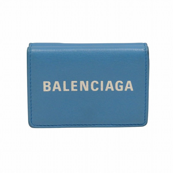 Balenciaga Everyday Leather Trifold Wallet