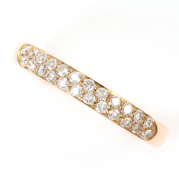 Au750 Pink Gold Diamond Ring