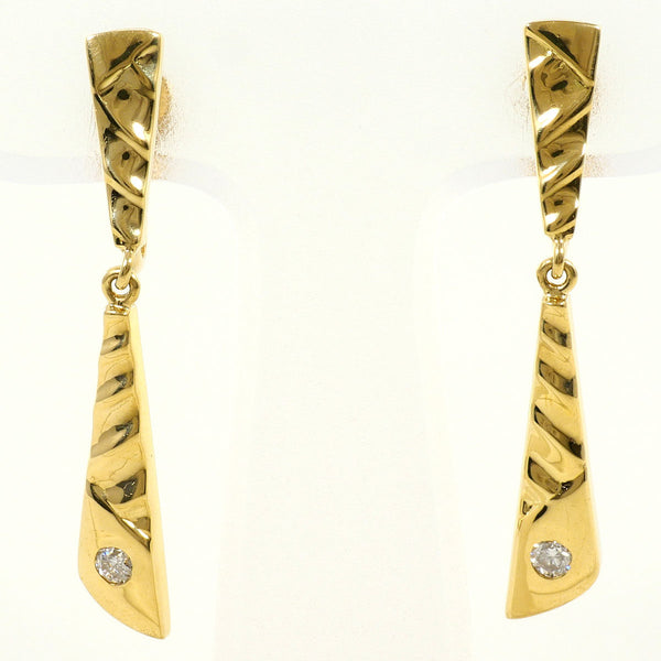 Au750 Diamond Earrings