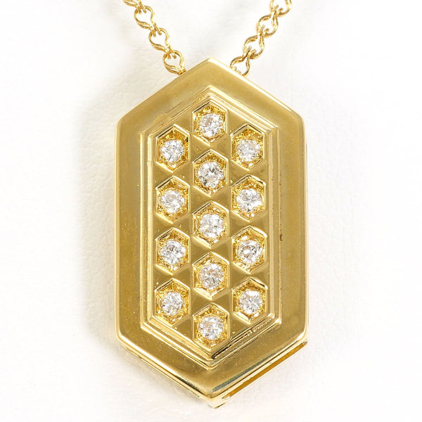 Au750 Diamond 2way Necklace Brooch