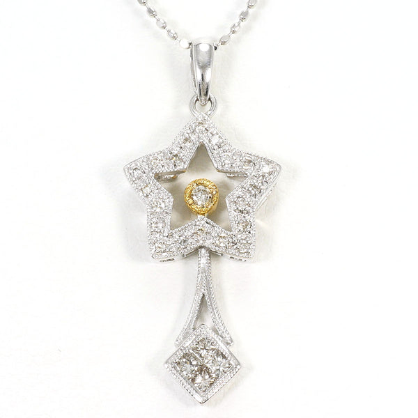 Au750 Diamond Necklace