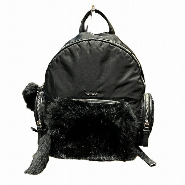 Moncler Nylon Real Fur Backpack