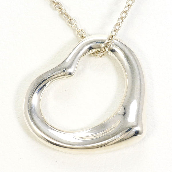 Tiffany & Co. Open Heart Silver Necklace