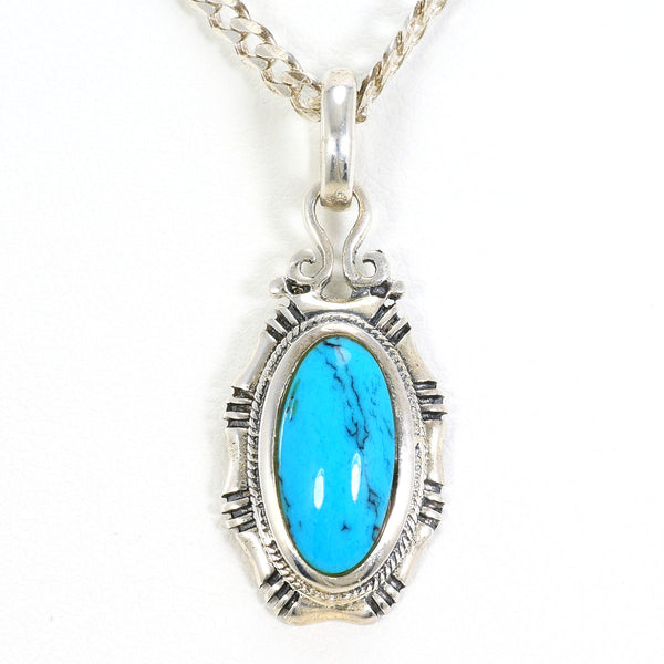 Silver 925 Turquoise Necklace