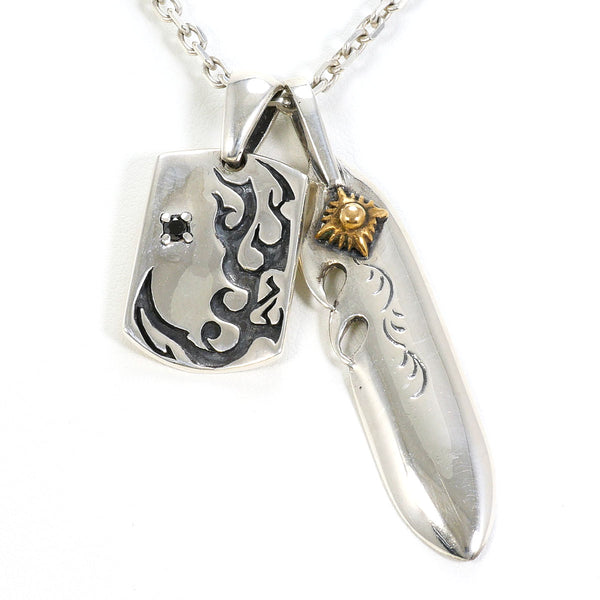 Silver 925 Onyx Necklace