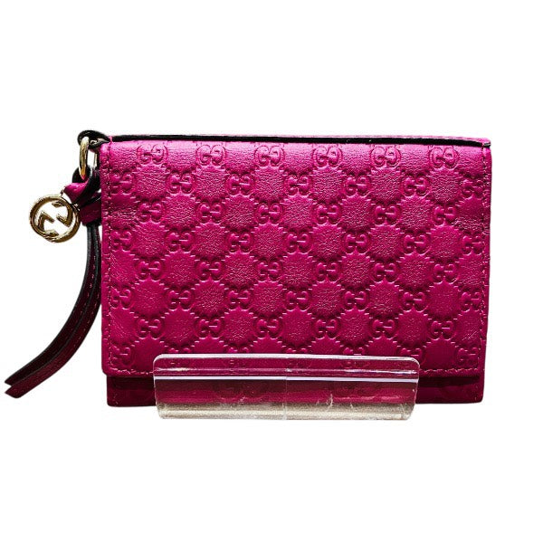 Gucci Micro Guccissima Leather Card Case
