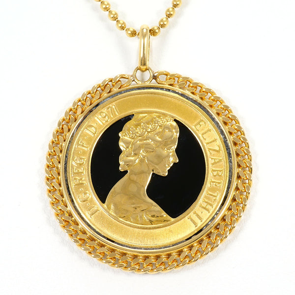 Au750 Onyx Necklace