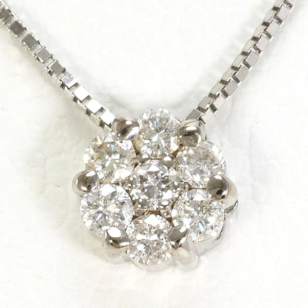 K10 White Gold Diamond Necklace