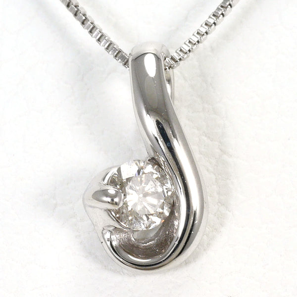 K10 White Gold Diamond Necklace