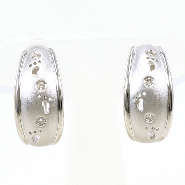 Au750 Diamond Earrings