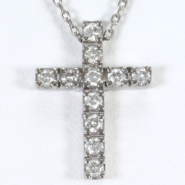 Au750 White Gold Diamond Necklace