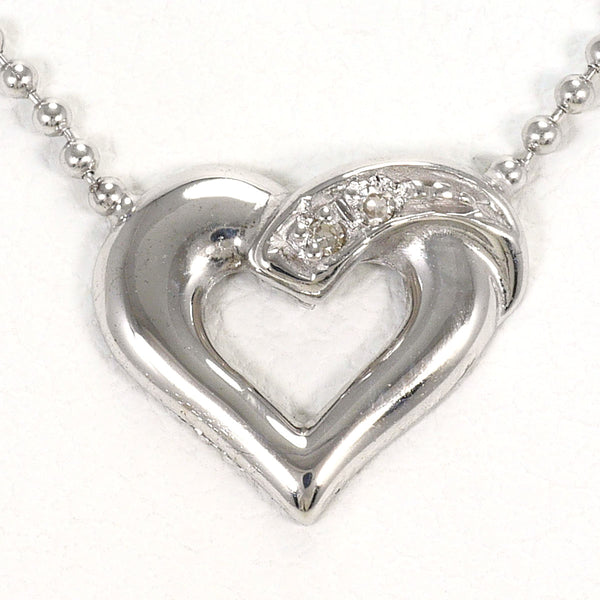 K14 White Gold Diamond Necklace