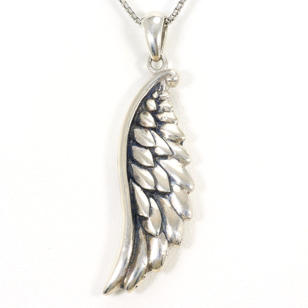 Silver Feather Necklace