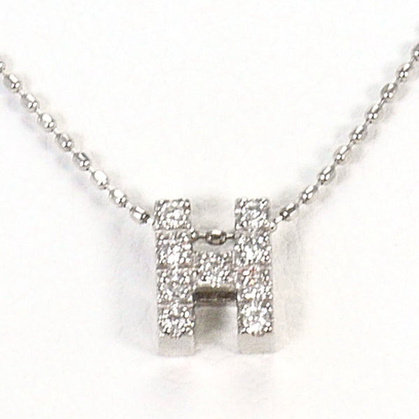 Au750 White Gold Diamond Necklace