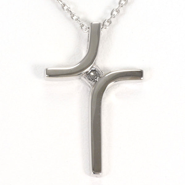 K10 White Gold Diamond Necklace