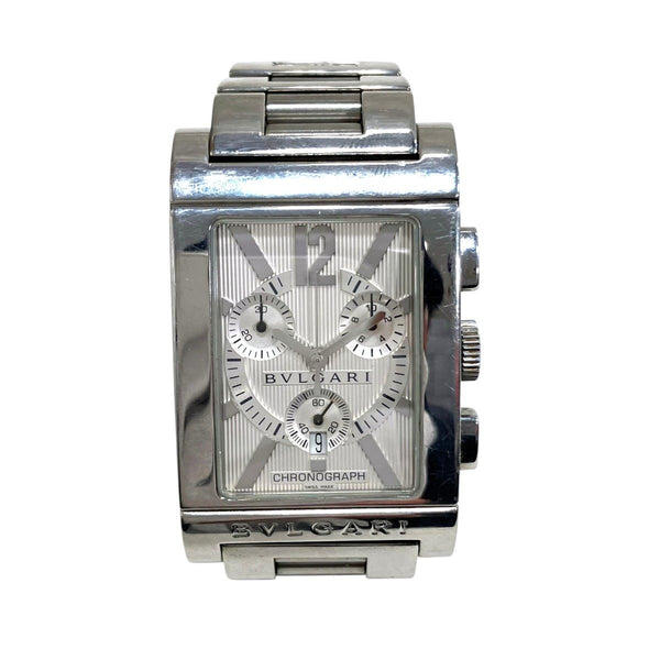 BVLGARI Rettangolo Stainless Steel Watch