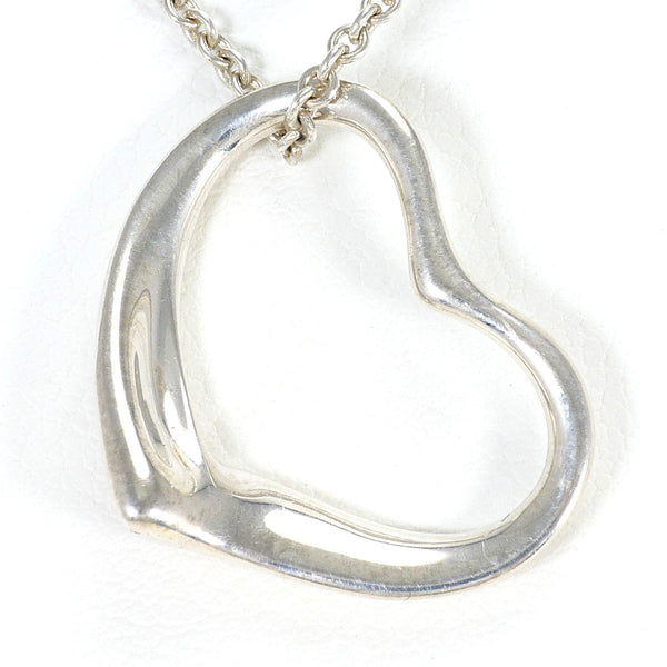 Tiffany & Co. Open Heart Silver Necklace